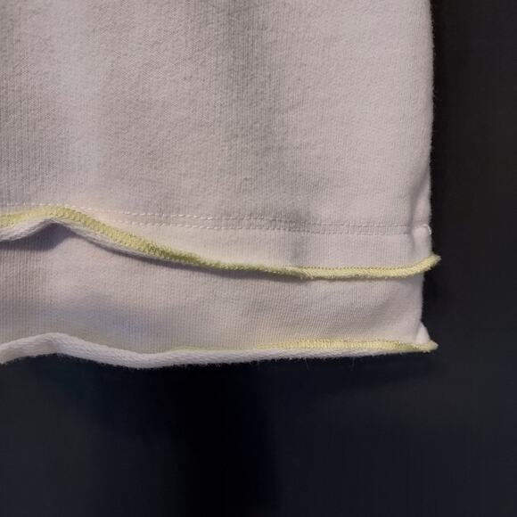 Weekend Clothesline White Hooded Sleeveless Floral Flower Patch Vest Sweater - Picture 9 of 9